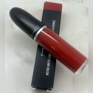 MAC 💋 Retro Matte Liquid Lipcolour 💋 CHILI ADDICT 💋 NIB $26 msrp